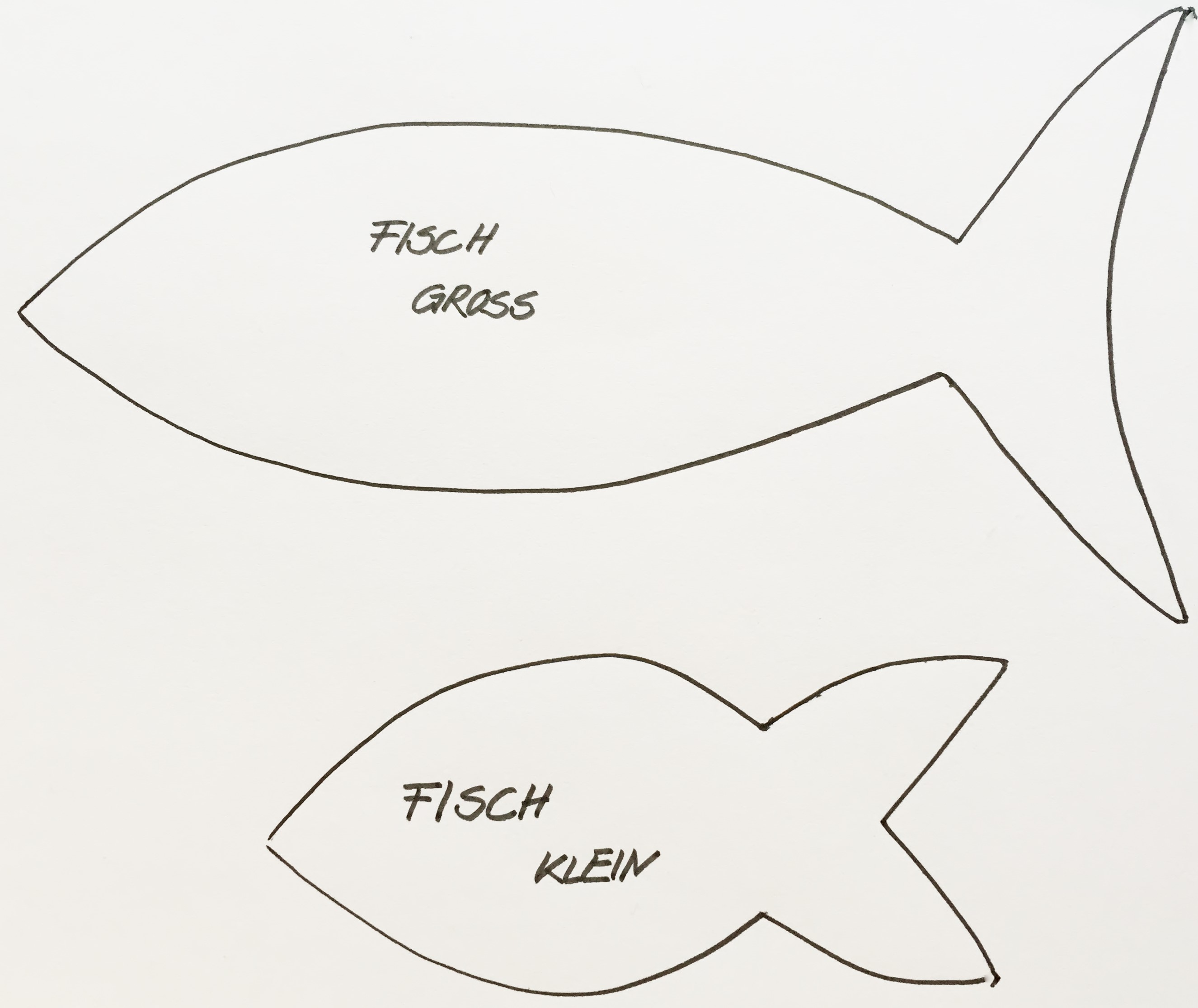 Fische Malvorlage | Der namensbaender.de Kreativ-Blog