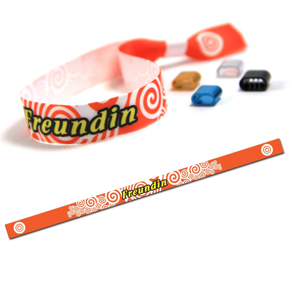 Party Wristband "Freundin" Design 2