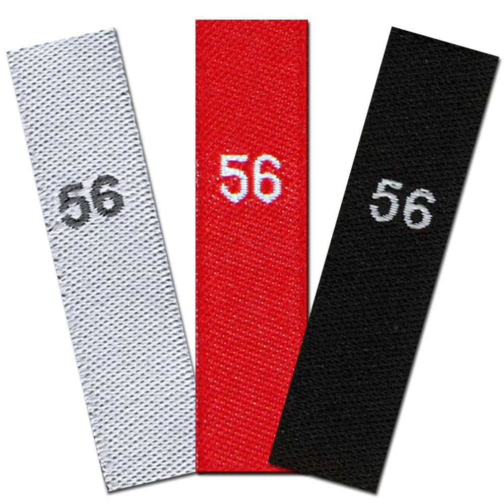 woven size labels - size 56