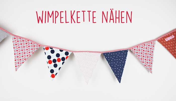 Wimpelkette nähen