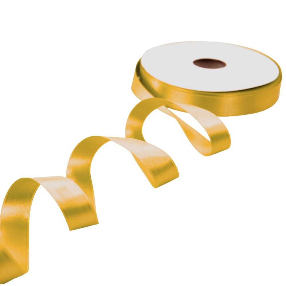 Gift Ribbon (plain) - golden brown