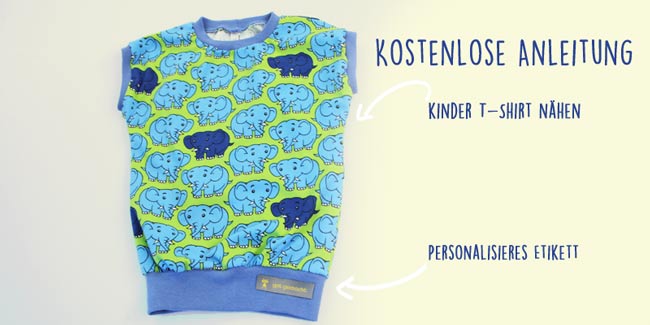 Kinder-T-Shirt nähen