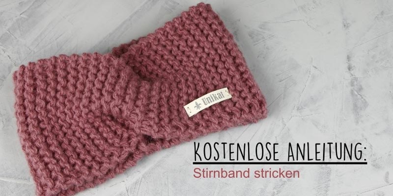 Stirnband stricken