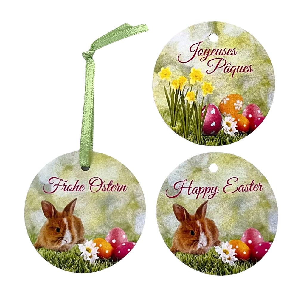 Hang tag "Happy Easter" 1