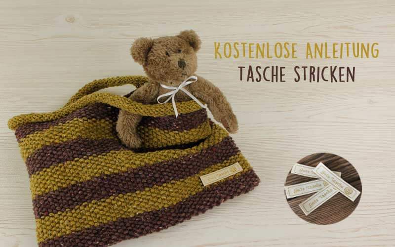 Tasche stricken