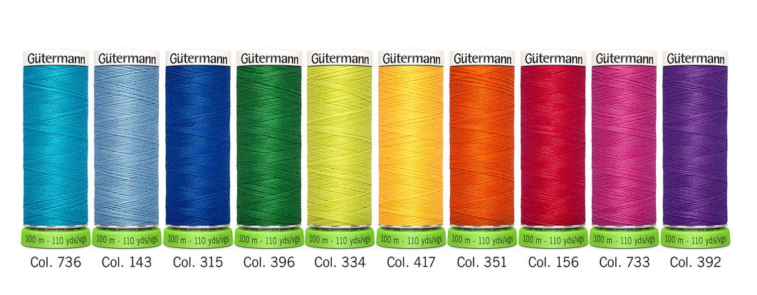 Nähfaden-Set Allesnäher rPET - Col. 3 - Inhalt