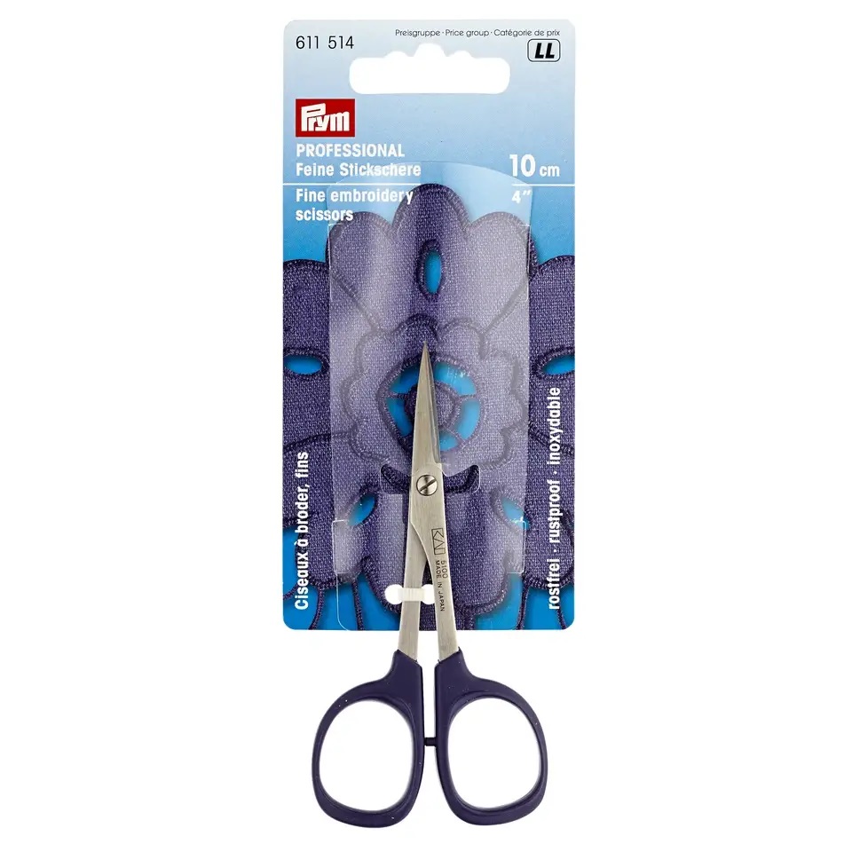 Prym Stickschere "Professional", fein 10cm - 611514 namensbaender