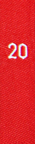 woven size labels - number 20