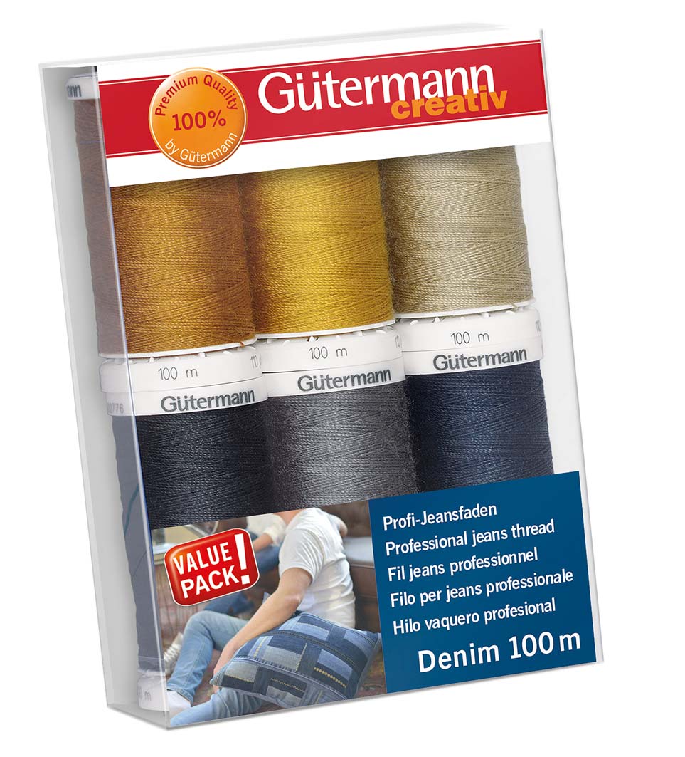  Sewing thread set Denim