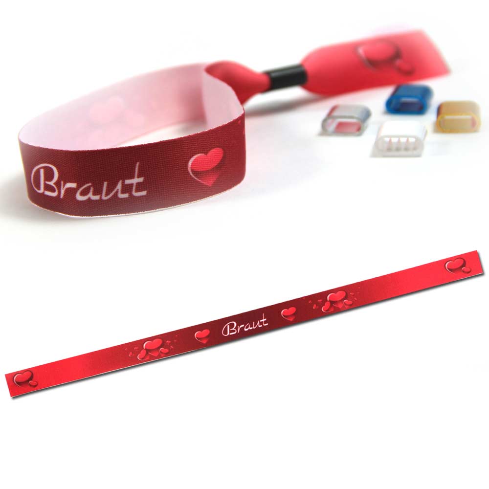 Party Wristband "Braut" Design 3