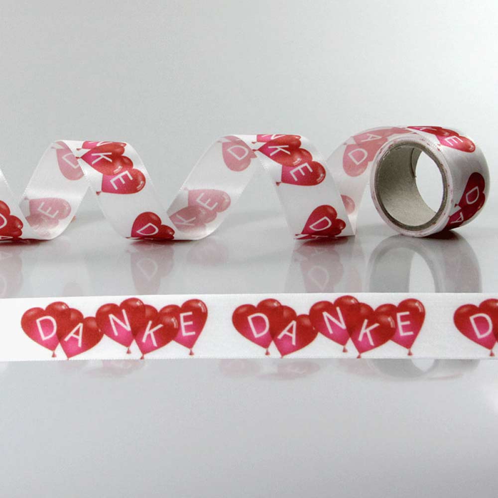 Gift Ribbon with design Danke