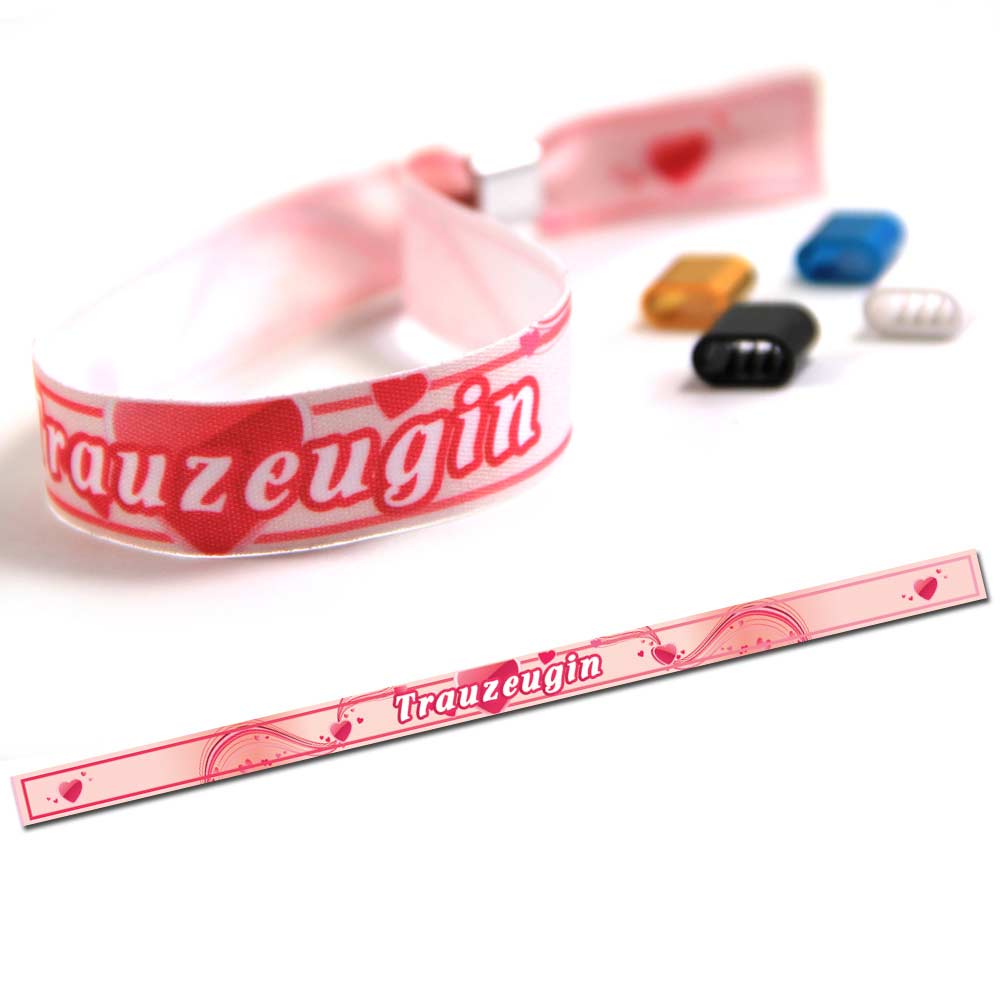 Partyarmband "Trauzeugin" Design 1