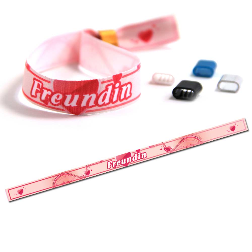 Partyarmband "Freundin" Design 1