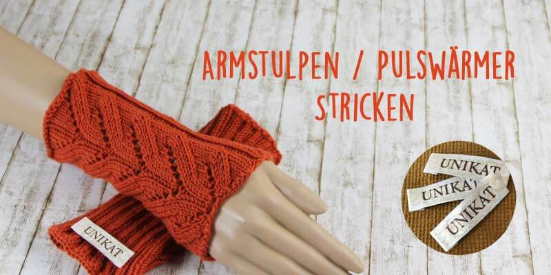 Armstulpen / Pulswärmer stricken